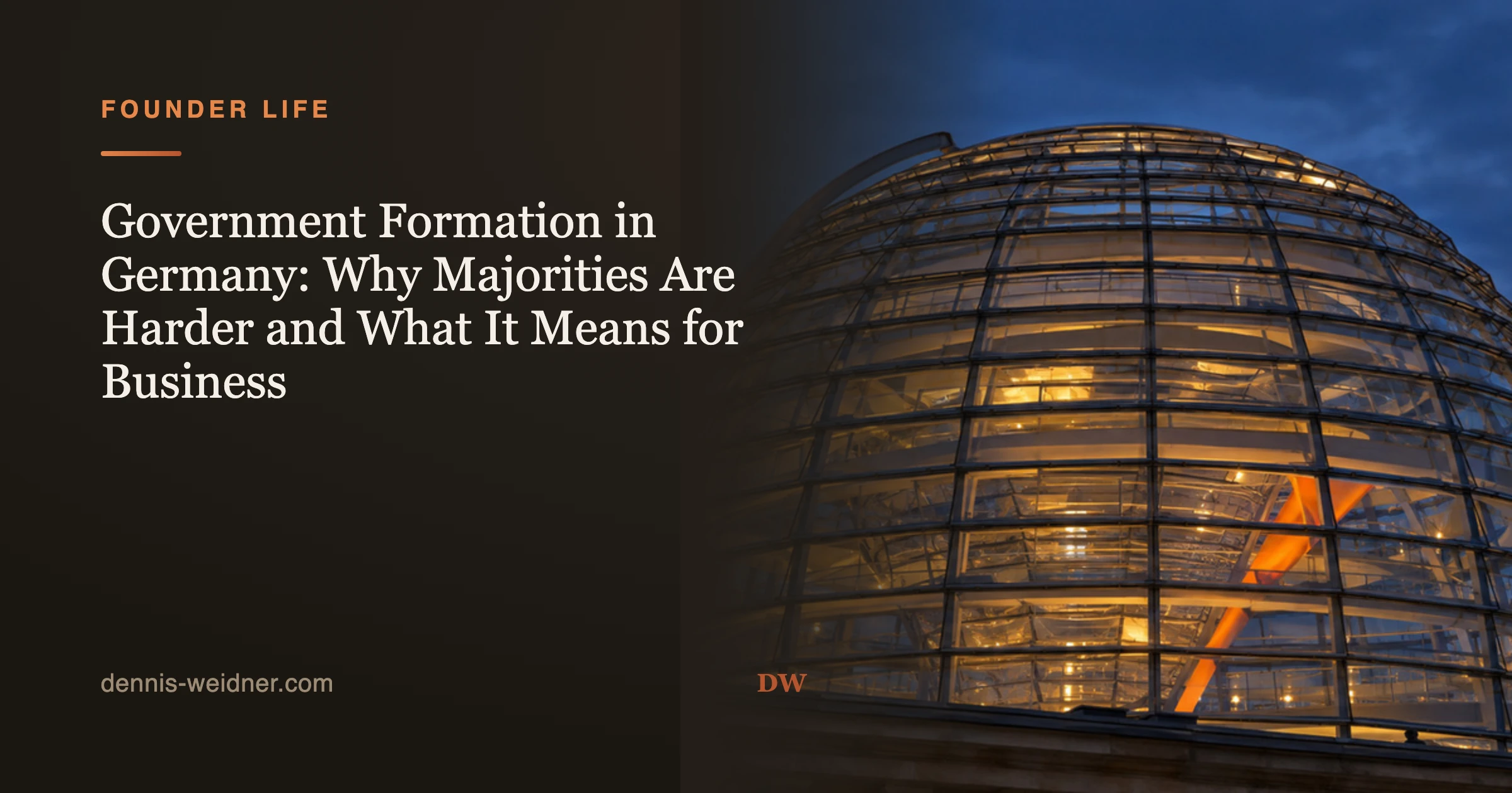 Government Formation in Germany: Why Majorities Are Harder and What It Means for Business