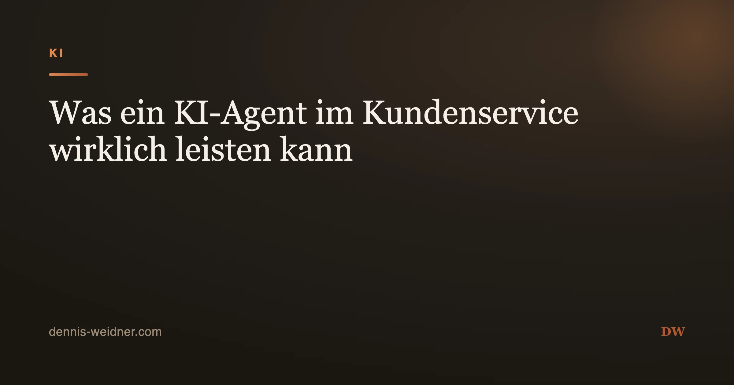 Was ein KI-Agent im Kundenservice wirklich leisten kann