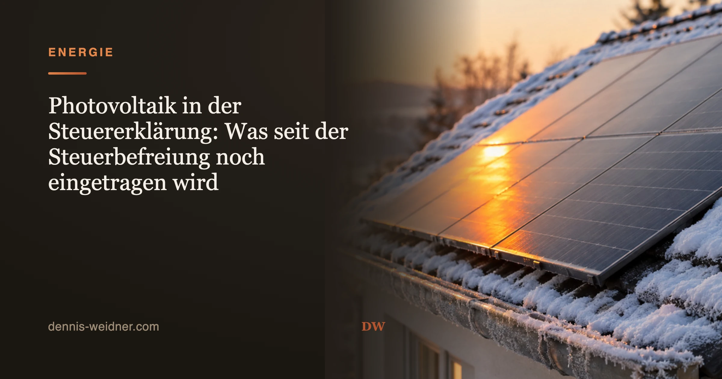 Photovoltaik in der Steuererklärung: Was seit der Steuerbefreiung noch eingetragen wird
