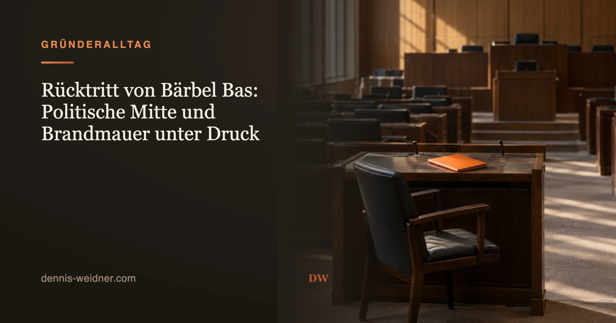 Rücktritt von Bärbel Bas: Politische Mitte und Brandmauer unter Druck
