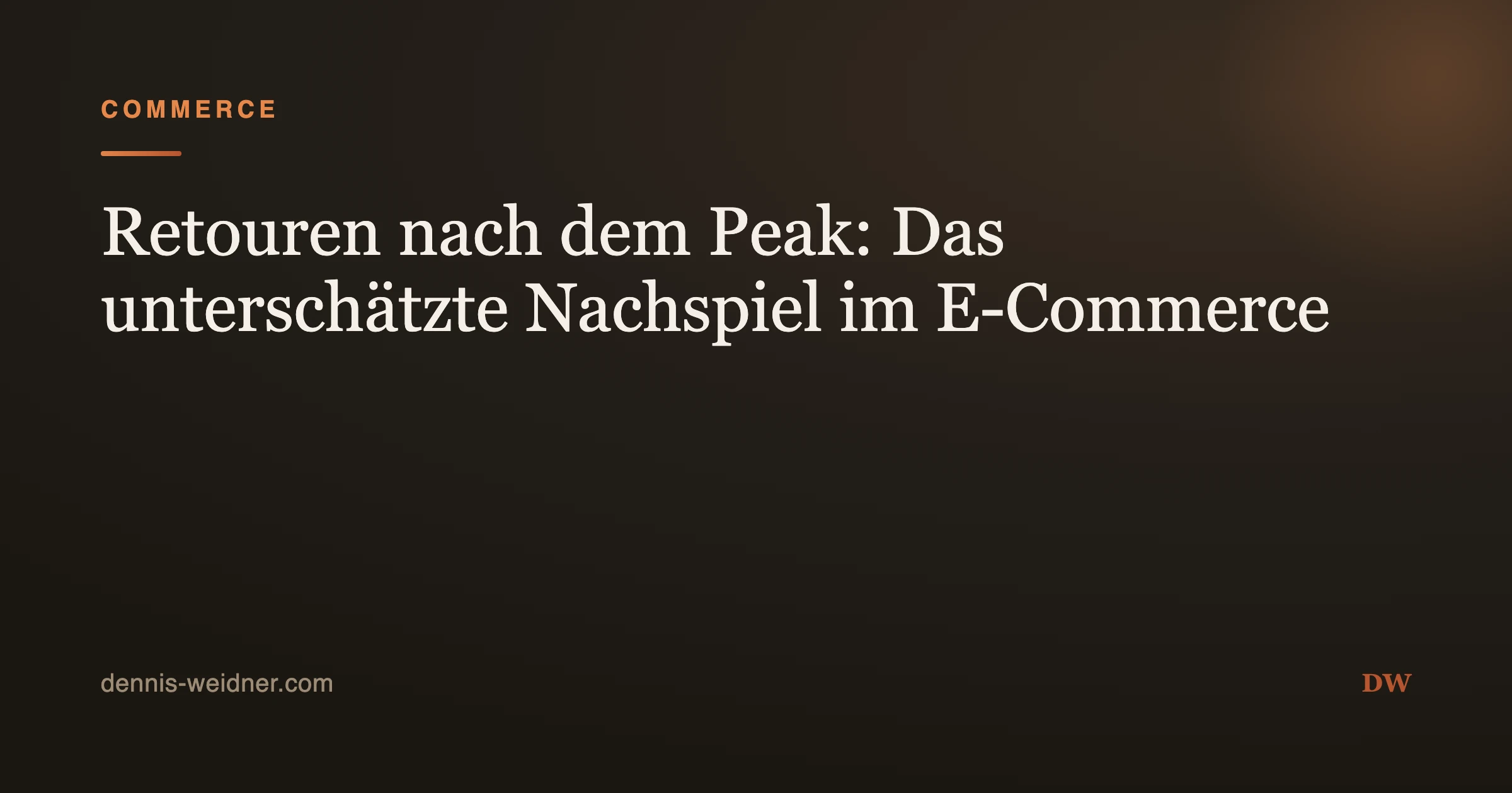 Retouren nach dem Peak: Das unterschätzte Nachspiel im E-Commerce