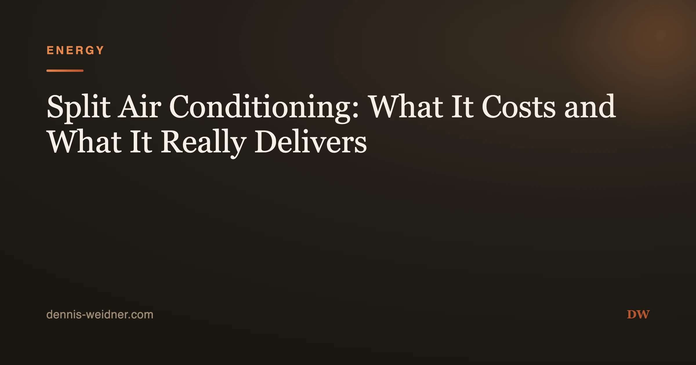 Split Air Conditioning in Germany: What It Costs, What It Delivers and What to Watch in 2026
