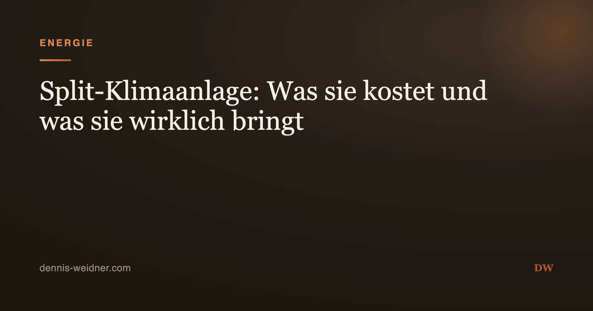 Split-Klimaanlage: Was sie kostet, was sie wirklich bringt und worauf du 2026 achten musst